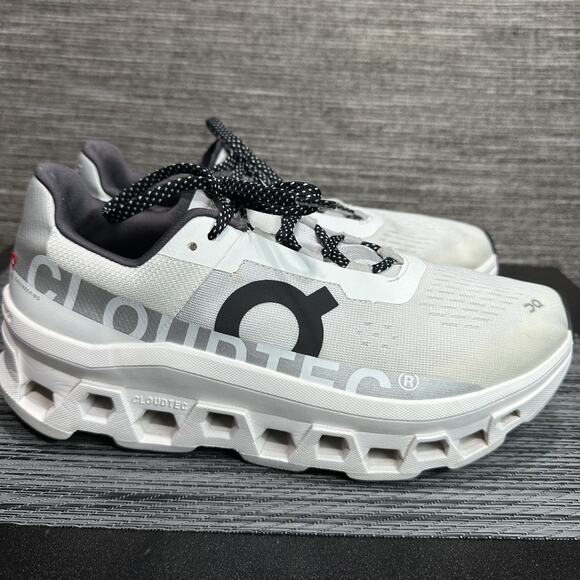 On Running Cloudmonster Shoes White Cloud Tec Helion 61.98433 - Womens Size 9.5 - Picture 6 of 15